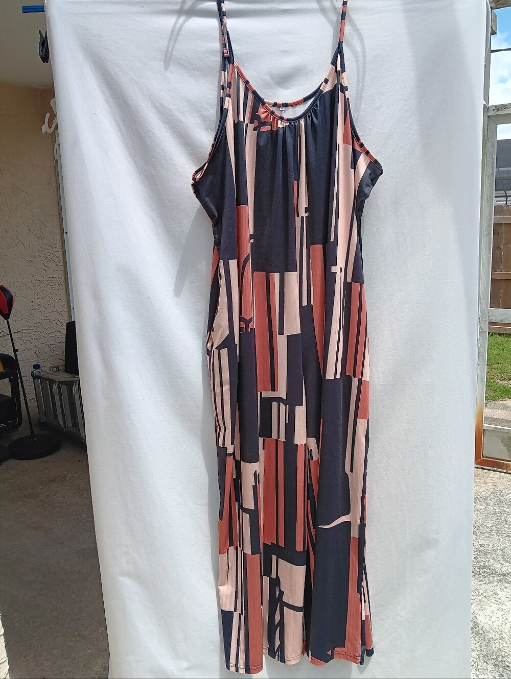 Casual Summer Wide Leg Jumpsuit Sz 4X